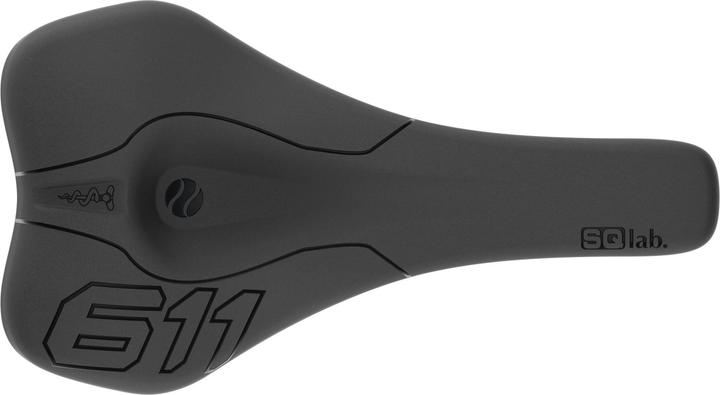Actual product image Sqlab 611 Ergowave bicycle saddle CrMo