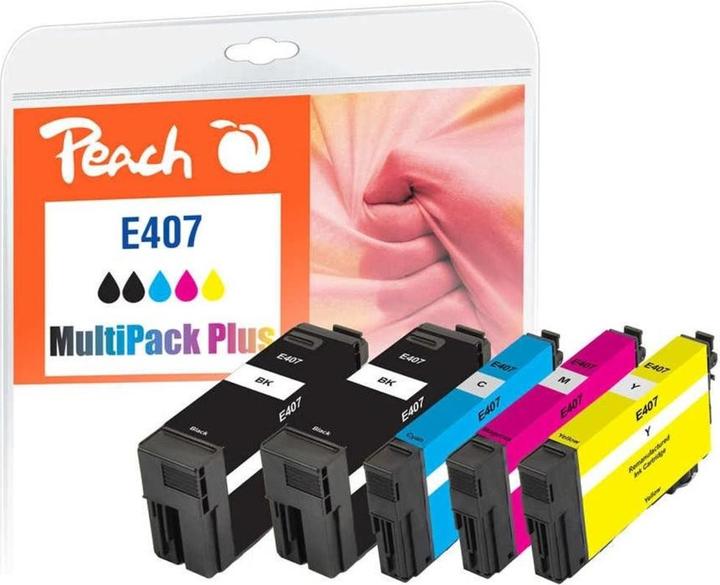 Immagine prodotto Peach Cartuccia Epson No.407 MultiPack Plus rigenerata (M, C, Y, FC)