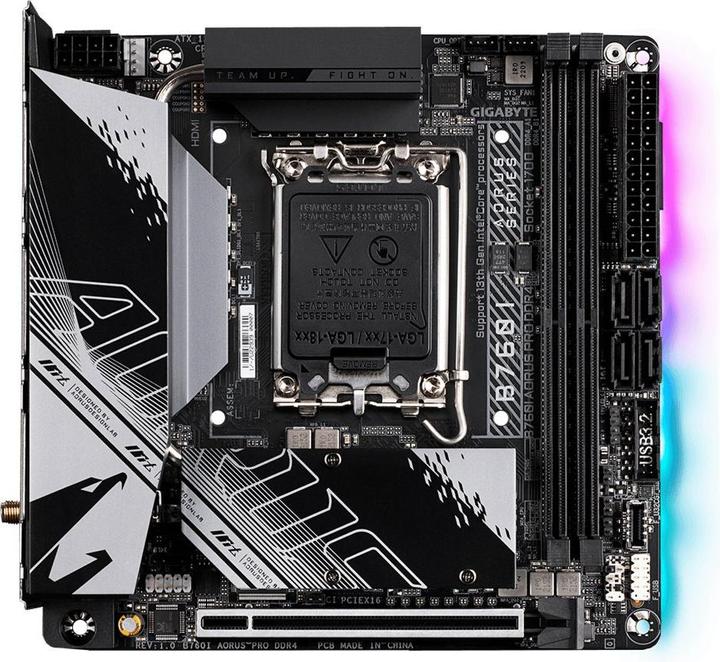 Gigabyte B760I AORUS PRO (LGA 1700, Intel B760 Express, Mini-ITX)