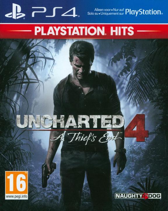 Actual product image Sony Uncharted 4: A Thief's End: Playstation Hits (PS4, Multilingual)