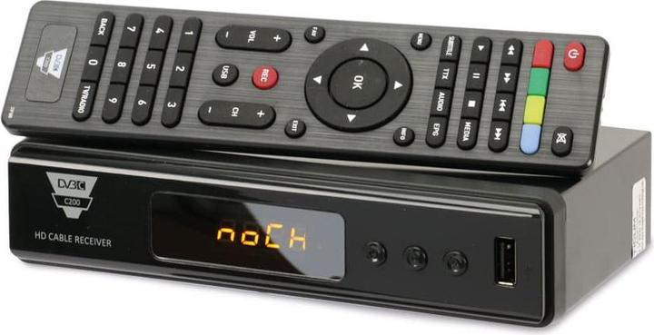 Produktbild Opticum HD Kabelreceiver C200 PVR, schwarz (DVB-C/T2/S2)