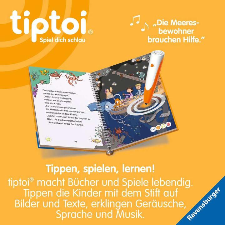 Immagine prodotto tiptoi Lese-Lausch-Abenteuer Tiefsee (Tedesco, Annette nuovo agricoltore, Nikolai Renger, 2023)
