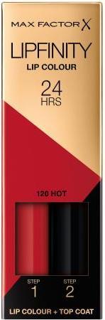 Actual product image Max Factor Lipfinity (120 Hot)