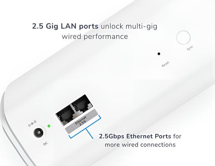 Actual product image Netgear Orbi RBE770 Mesh WiFi 7 Satellit