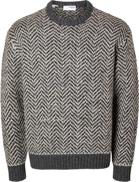 Image du produit Selected Homme Pull à chevrons (L)