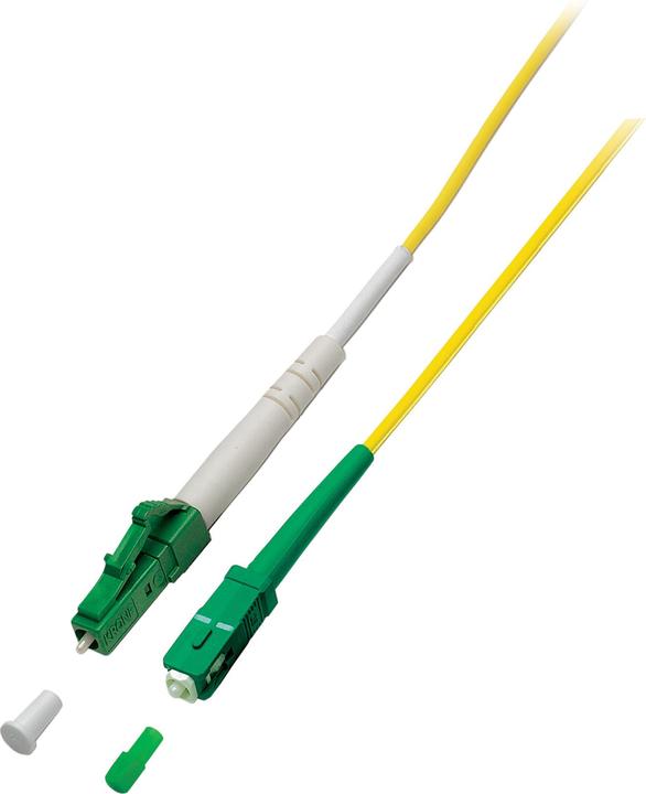 Immagine prodotto EFB Elektronik Cavo patch in fibra ottica Simplex LC/APC-SC/APC G657.A2 1m 2,0mm Giallo 9/125µm (CAT6, 1 m)