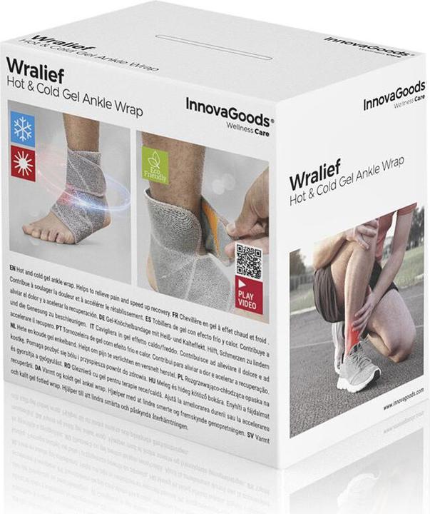 Actual product image InnovaGoods Gel Ankle Brace with Cold and Hot Effect
