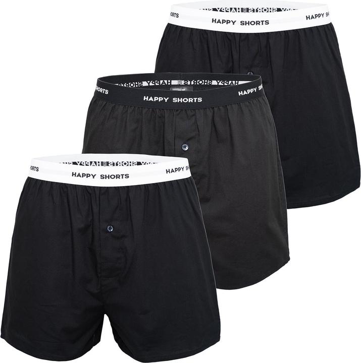 Produktbild Happy shorts Web-Boxershorts Casual Bequem sitzend (S, 3er Pack)