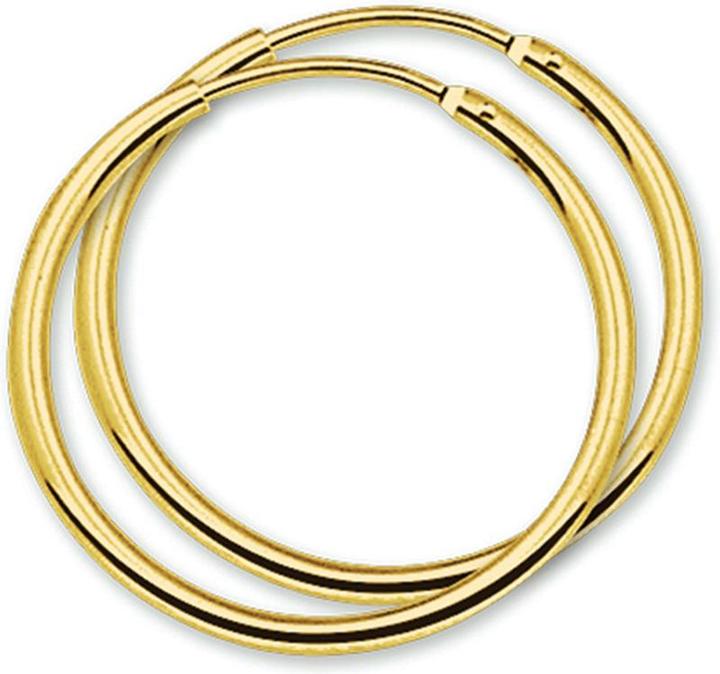Immagine prodotto Sparkle14 Ohrringe Rundrohr - 32 mm - Gold (Giallo oro)