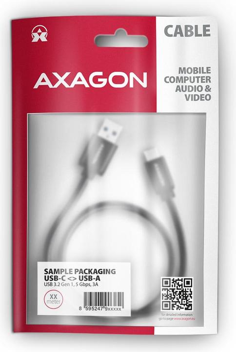 Immagine prodotto Axagon USB C – USB A (1.50 m, USB 3.2 Gen 1)