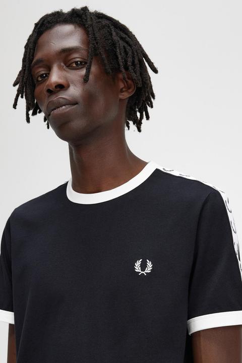 Actual product image Fred Perry Contrast trim T-shirt with band (XL)