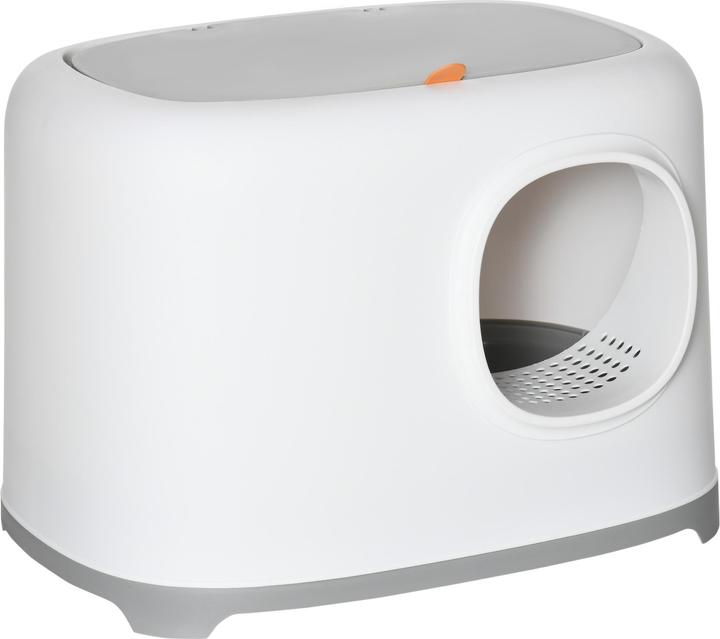Image du produit PawHut Bac à litière au design compact (Bac à litière fermé)