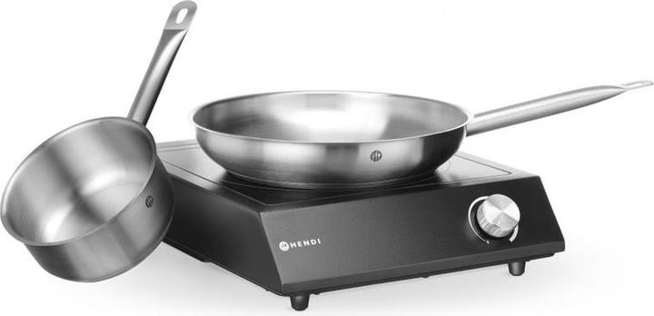 Image du produit Hendi Set : Réchaud à induction 3500W + casserole à manche