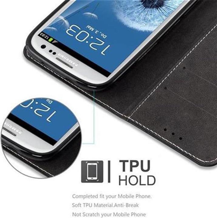 Productafbeelding Cadorabo Boek X Portemonnee Hoesje (Samsung Galaxy S3)