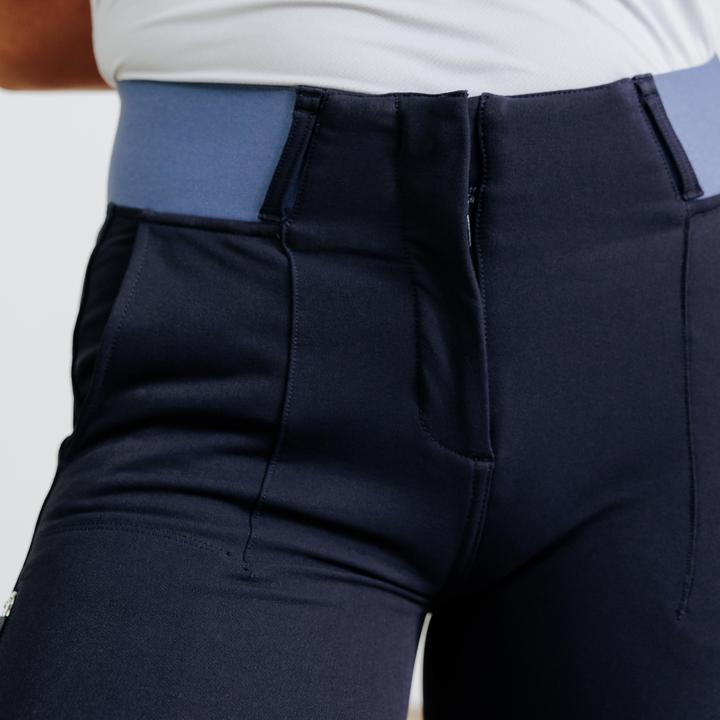 Produktbild Fouganza Reithose 500 Be You Damen marineblau/hellblau (L)
