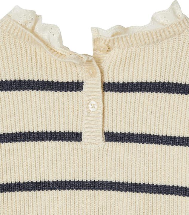 Actual product image Vertbaudet Mädchen Pullover mit Volantkragen, Capsule Collection MAMA, TOCHTER & BABY Oeko-Tex (110)