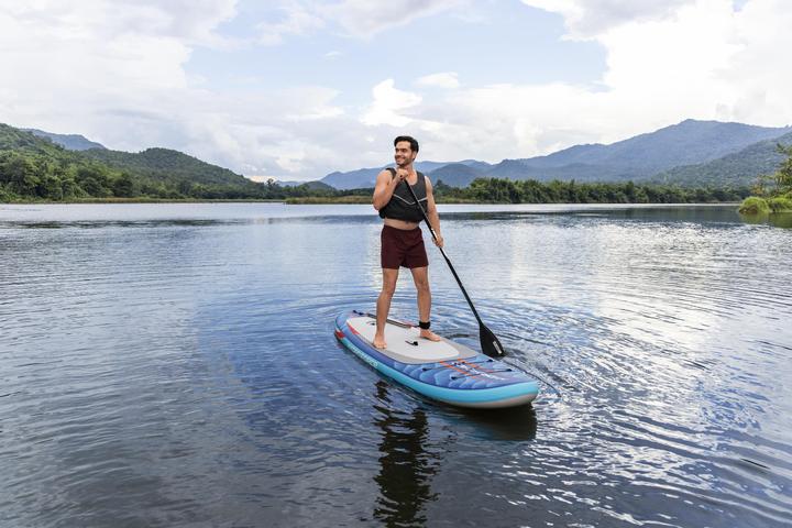 Actual product image Bestway Hydro Force Oceana CompactAir Inflatable Stand-Up Paddleboard Set with Built-in Pump 3.05 m