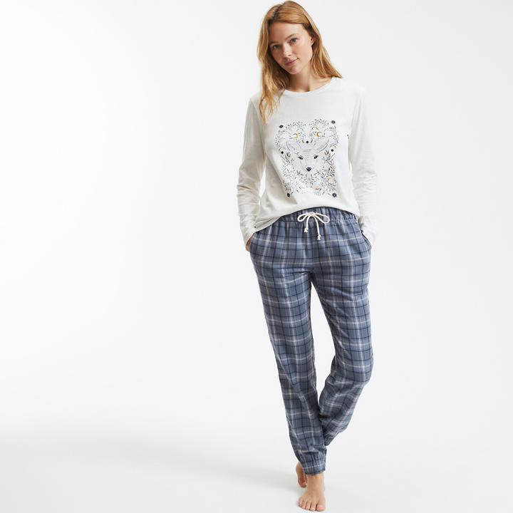 Produktbild So'home Pyjama mit bedrucktem Oberteil (42)