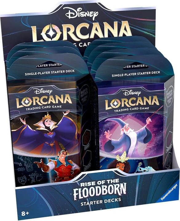 Actual product image Disney Lorcana TCG Rise of the Floodborn Starter Decks Display (8) *English Edition* (English, Booster display)