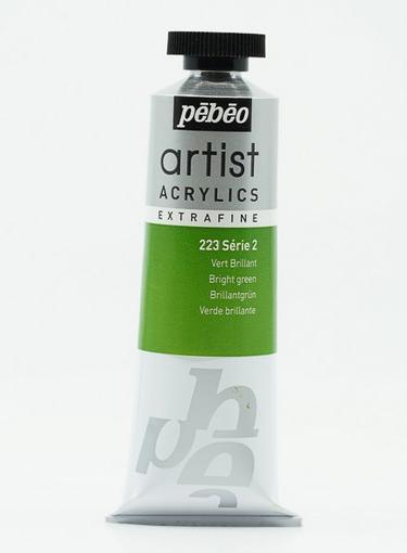 Produktbild Pebeo Artist Acrylics Extrafein Acrylfarben (Brillantgrün, 37 ml)