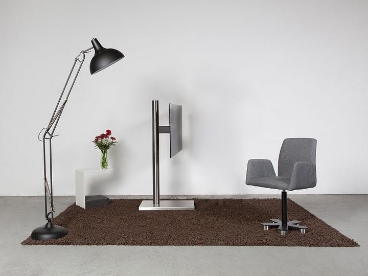 Produktbild Wissmann Raumobjekte TV Ständer, Edelstahl gebürstet, -75", 136cm x (75", 59 kg)