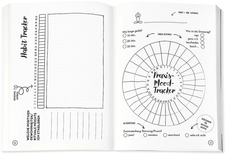 Actual product image Yoga Bullet Journal (German, Inge Schöps, 2019)