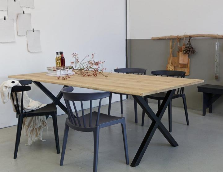 Productafbeelding Woood Plastic Stoel Bliss Leger Zwart