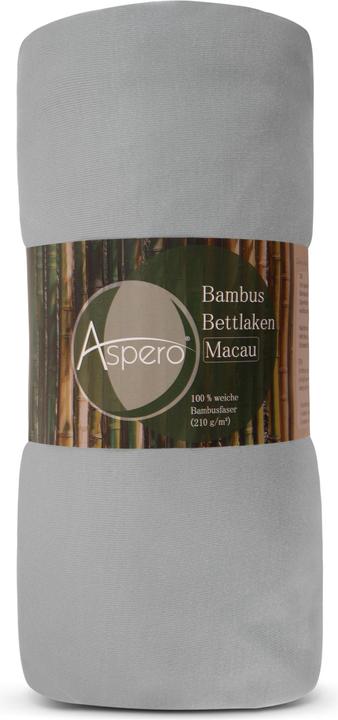 Produktbild Aspero Bambus Spannbettlaken Macau (140 x 200 x 30 cm)