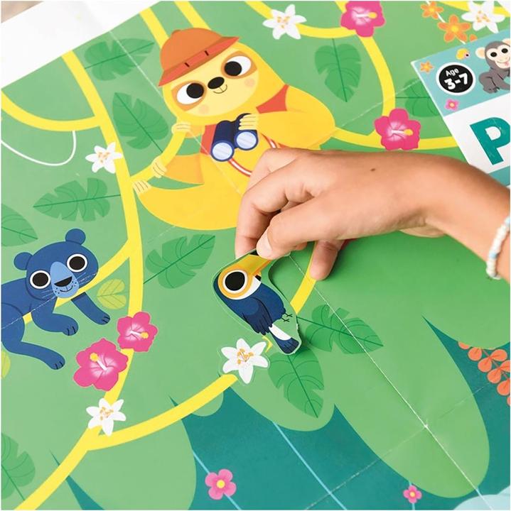 Produktbild Poppik Sticker Kreativ Poster Dschungel