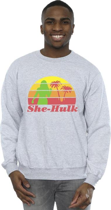 Actual product image Mens She-Hulk: Attorney At Law Sunset Flex Sweatshirt (XXL)