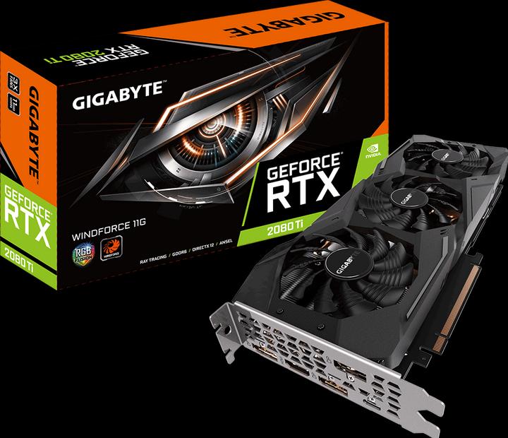 Actual product image Gigabyte GeForce RTX 2080 Ti Windforce (11 GB)
