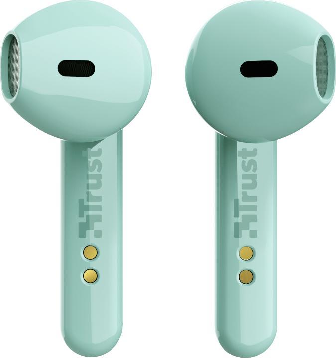 Actual product image Trust Primo Touch Bt Earphones Mint (ANC, 12 h, Wireless)