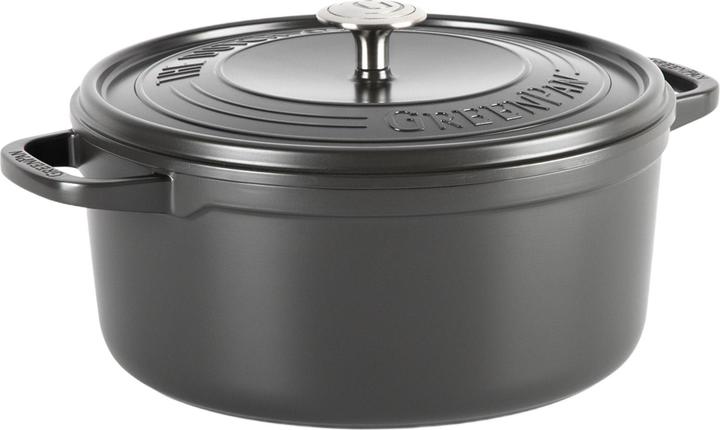 Greenpan Featherweights Stoofpot met keramische antikleeflaag met deksel 26cm (26 cm, Pirofila + casseruola, Alluminio)