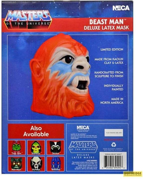 Immagine prodotto Neca Masters of the Universe réplique masque en latex Deluxe de Beastman (Nessuna classe di protezione ufficiale, 1 x)