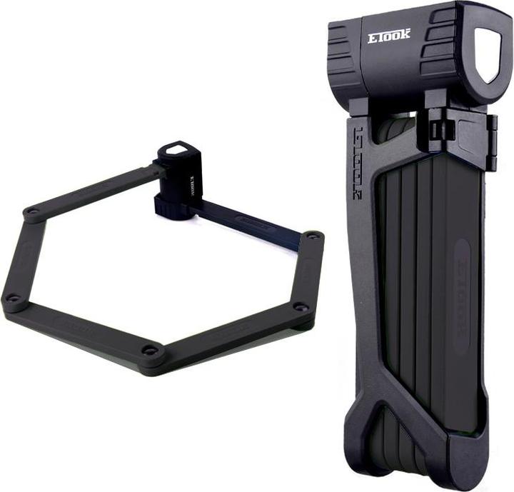 Produktbild Mobygo Faltschloss ET490, schwarz (90 cm)