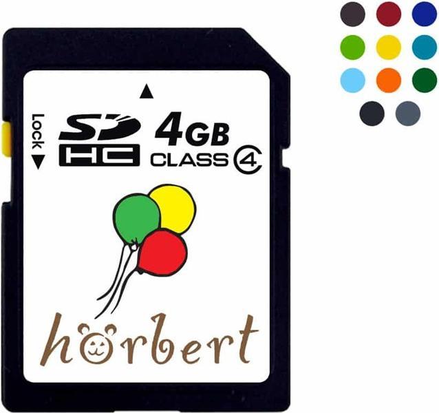 Image du produit Hörbert Éditions de cartes mémoire SDHC de 4 Go "Ballon de baudruche (4 Go, SDHC)