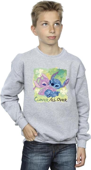 Immagine prodotto Disney Lilo And Stitch St Patrick's Day Clover Felpa Ragazzi (104)