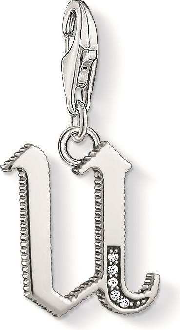 Produktbild Thomas Sabo Charm-Anhänger Buchstabe U silber (Silber)