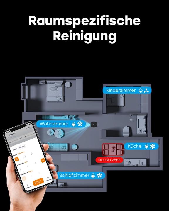 Produktbild Zaco A11s Pro (Saugwischroboter)