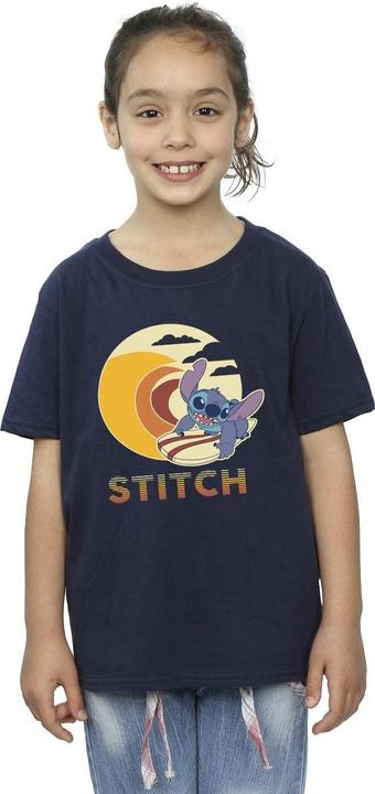 Image du produit Disney - T-shirt LILO & STITCH SUMMER WAVES - Fille (116)