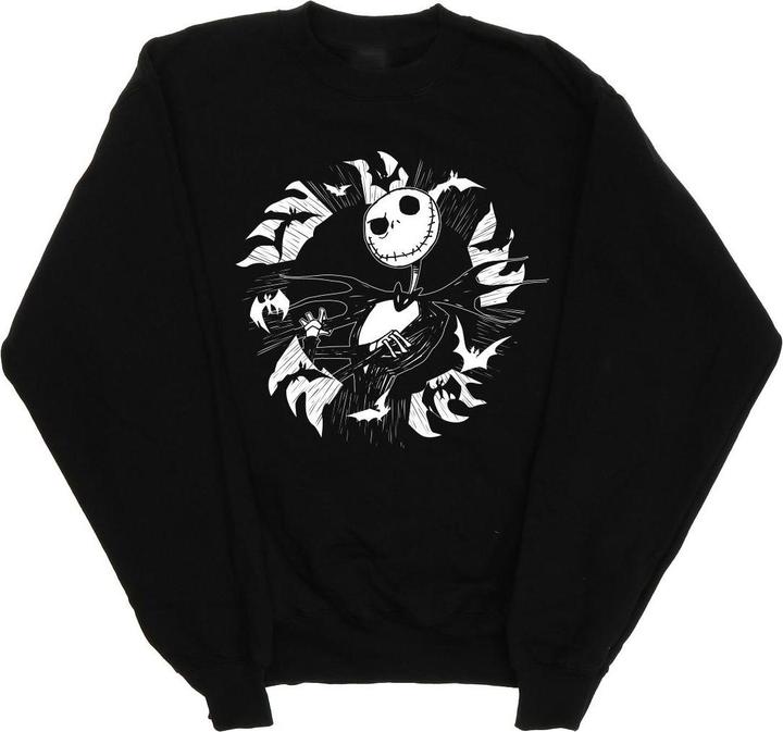 Produktbild Disney Nightmare Before Christmas Jack Bat Circle Sweatshirt (L)