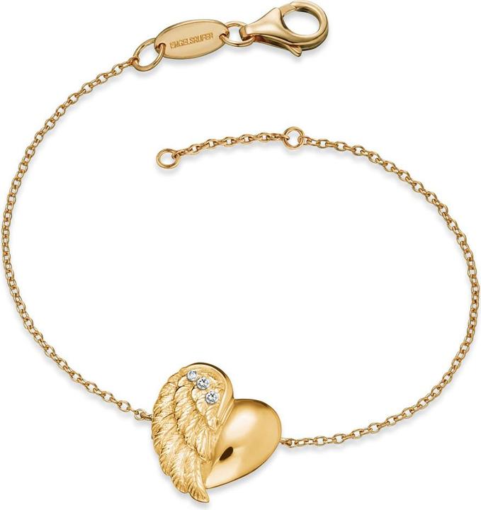 Immagine prodotto Engelsrufer Bracciale cuore ali (17.50 cm, Argento)