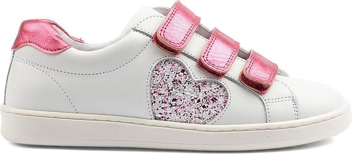 Produktbild Benjie Montreux velcro Kinder Weiss Glitter fuchsia (33)