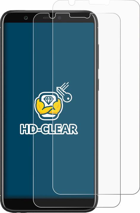 Produktbild BROTECT Schutzfolie Displayschutz Klar (2 Stück, Huawei P Smart (2018))