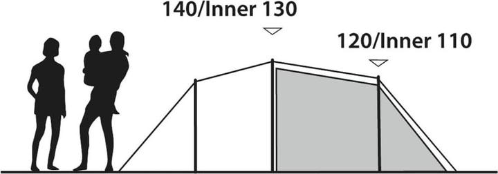Actual product image Outwell Earth 4 (Tunnel tent, 7.30 kg, 4 persons)