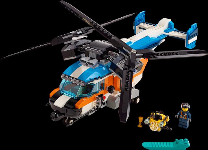 Actual product image LEGO Double rotor helicopter (31096, LEGO Creator 3-in-1)