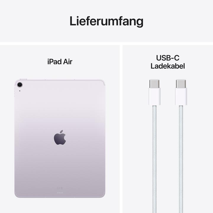 Produktbild Apple iPad Air 13 2025 (M3) (5G, 13", 512 GB, Purple)