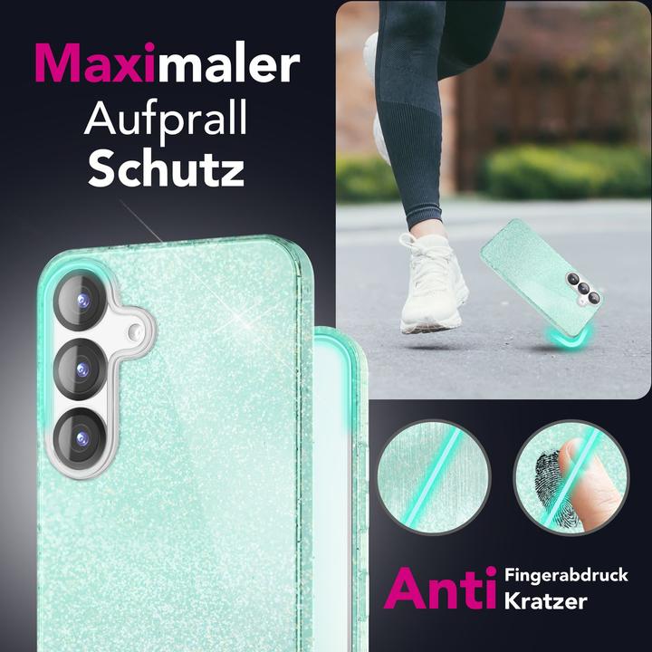 Image du produit Nalia ShinePop - Stabile Glänzende Glitzer Hülle - Glamour Glitter Cover (Samsung Galaxy S25)