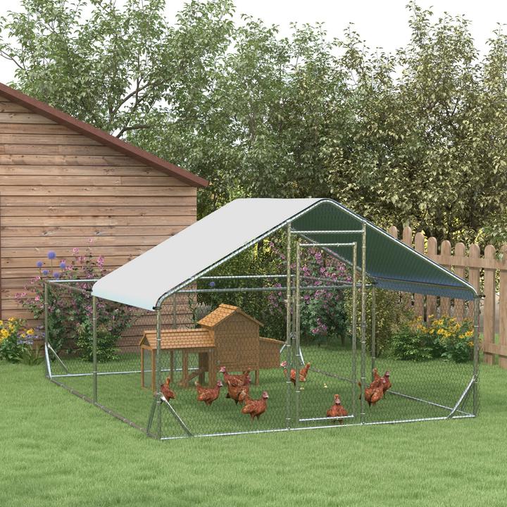 Image du produit PawHut Poulailler nain avec toit pare-soleil
