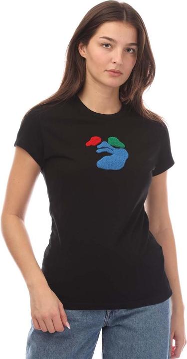 Actual product image Off Womens/Ladies Medium Face Fitted T-Shirt (32 D)